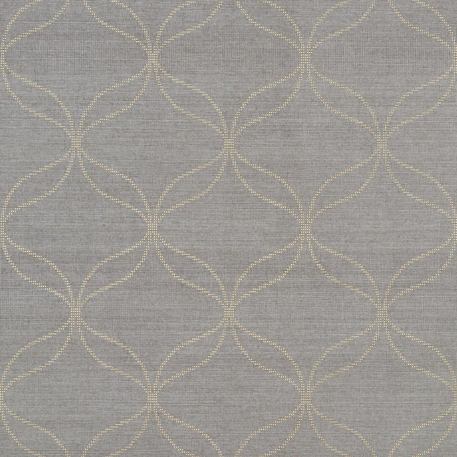 Schumacher Casavola Smoky Quartz Wallpaper