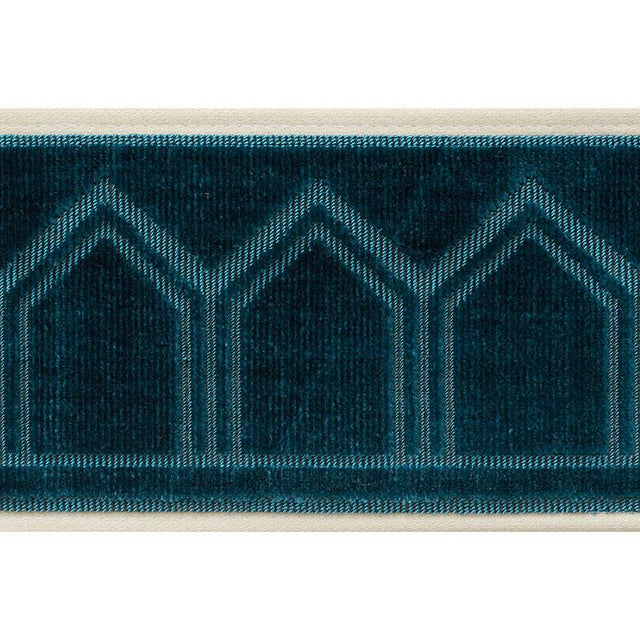 Schumacher Peacock Vizier Velvet Tape