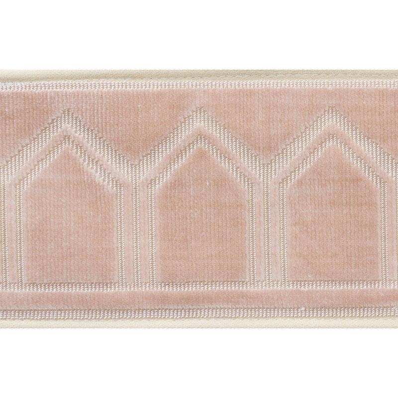 Schumacher Blush Vizier Velvet Tape