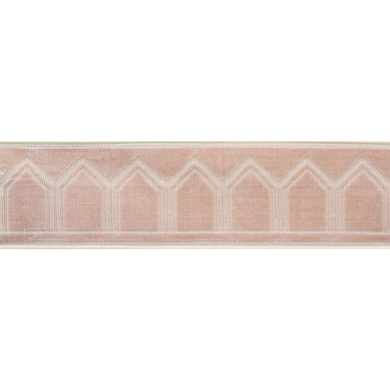 Schumacher Blush Vizier Velvet Tape