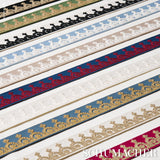 Schumacher Jade Noelia Embroidered Tape
