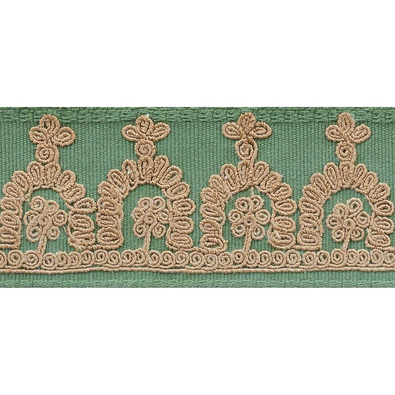 Schumacher Jade Noelia Embroidered Tape