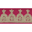 Schumacher Garnet Noelia Embroidered Tape