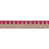 Schumacher Garnet Noelia Embroidered Tape