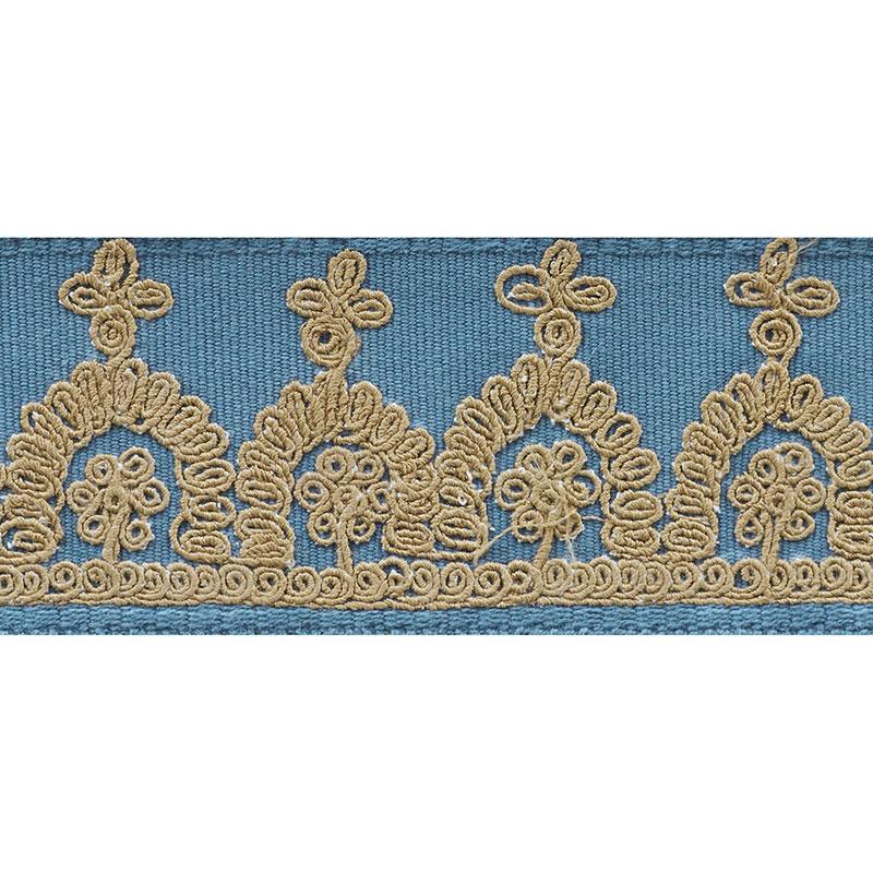 Schumacher Cadet Noelia Embroidered Tape