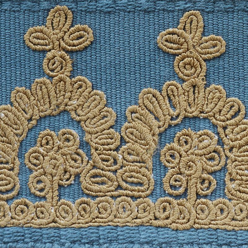 Schumacher Cadet Noelia Embroidered Tape