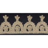 Schumacher Onyx Noelia Embroidered Tape