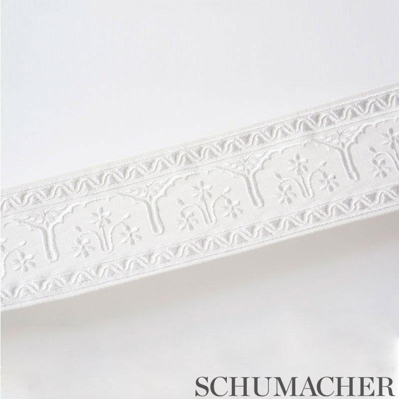 Schumacher Nikola Tape Ivory Trim
