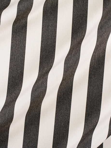 Scalamandre Awning Stripe Coal Fabric
