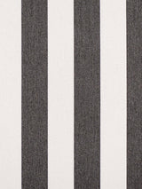 Scalamandre Awning Stripe Coal Fabric