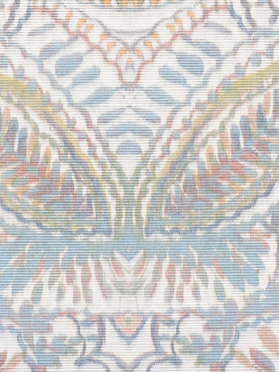 Scalamandre Indra Slate Blue/Multi Fabric