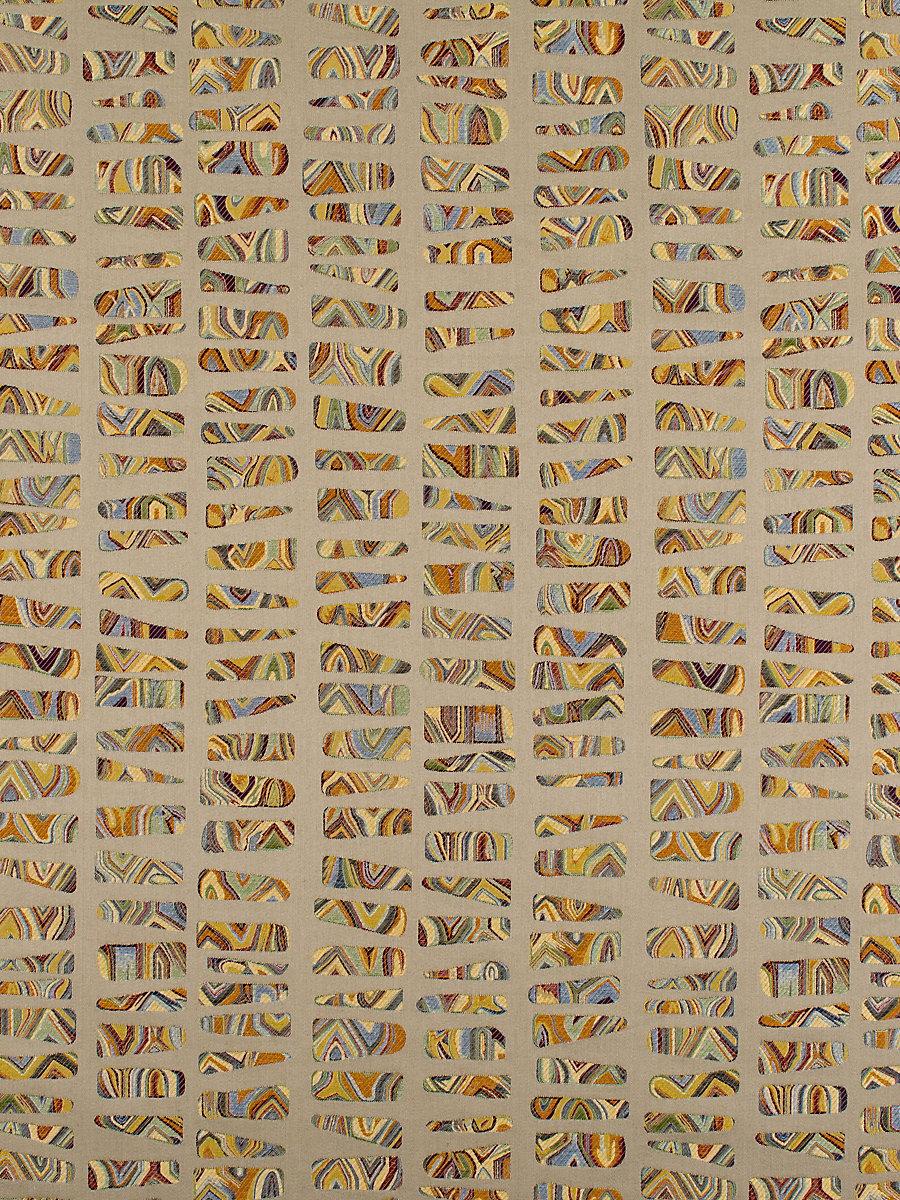 Scalamandre Galisteo Grey/Multi Fabric