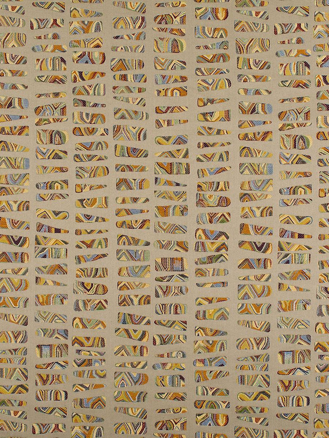 Scalamandre Galisteo Grey/Multi Fabric