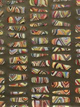 Scalamandre Galisteo Grey/Multi Fabric