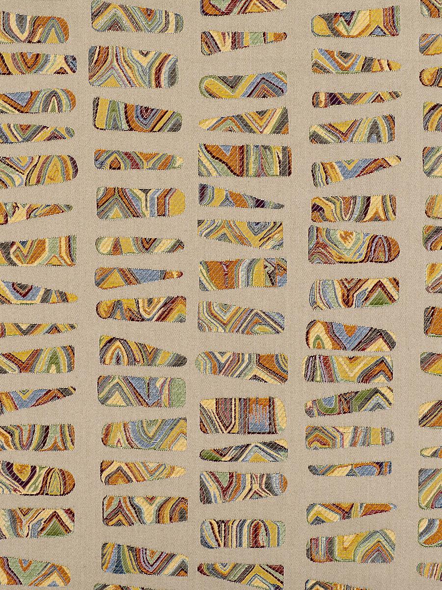 Scalamandre Galisteo Grey/Multi Fabric
