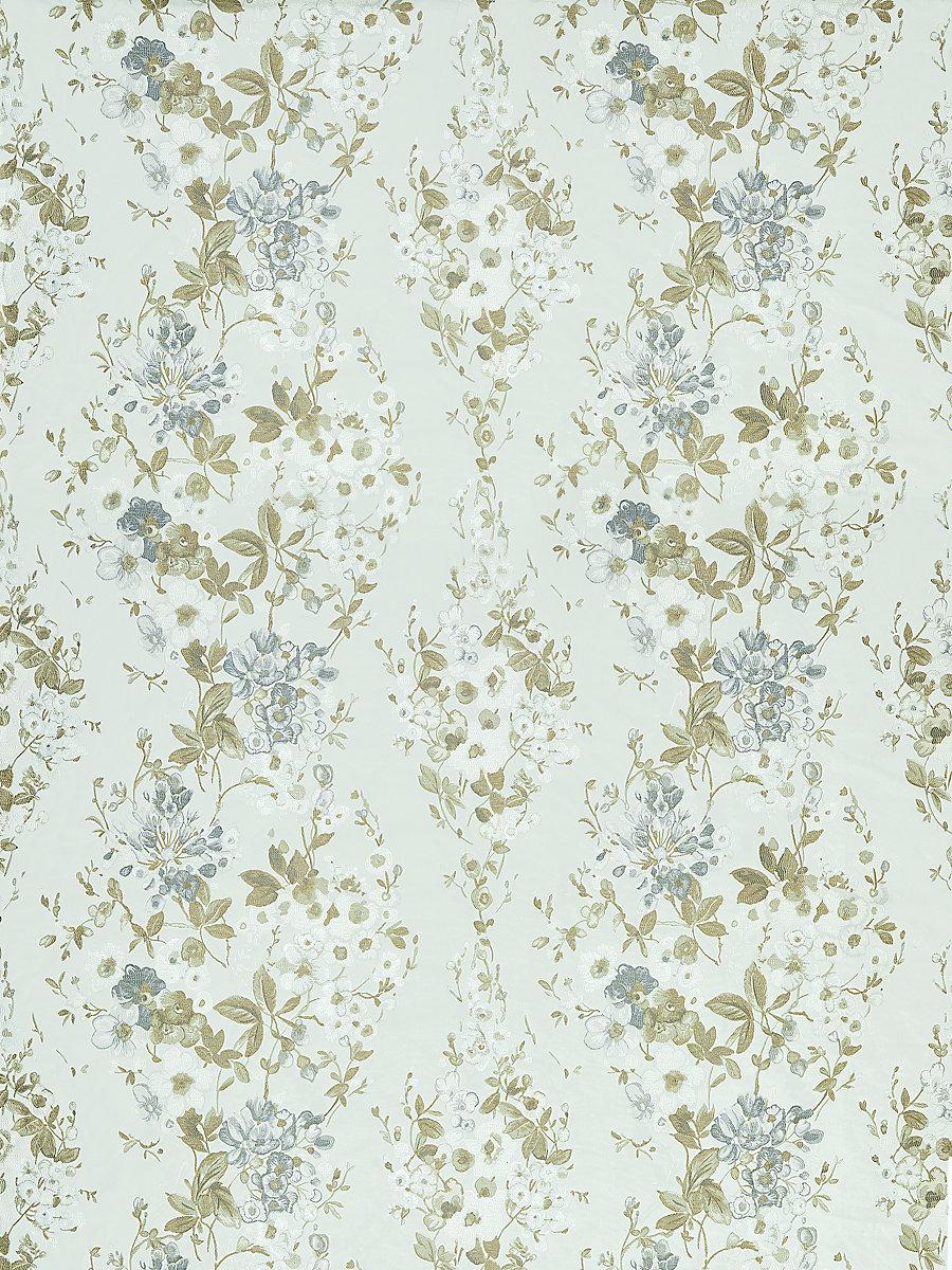 Scalamandre Antonella Lampas Grey Garden Fabric