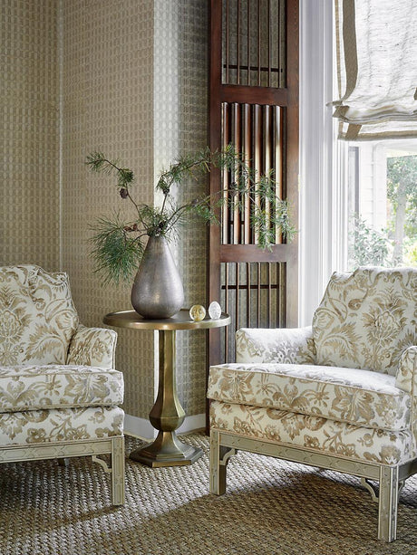 Scalamandre Tortoiseshell Pewter Wallpaper