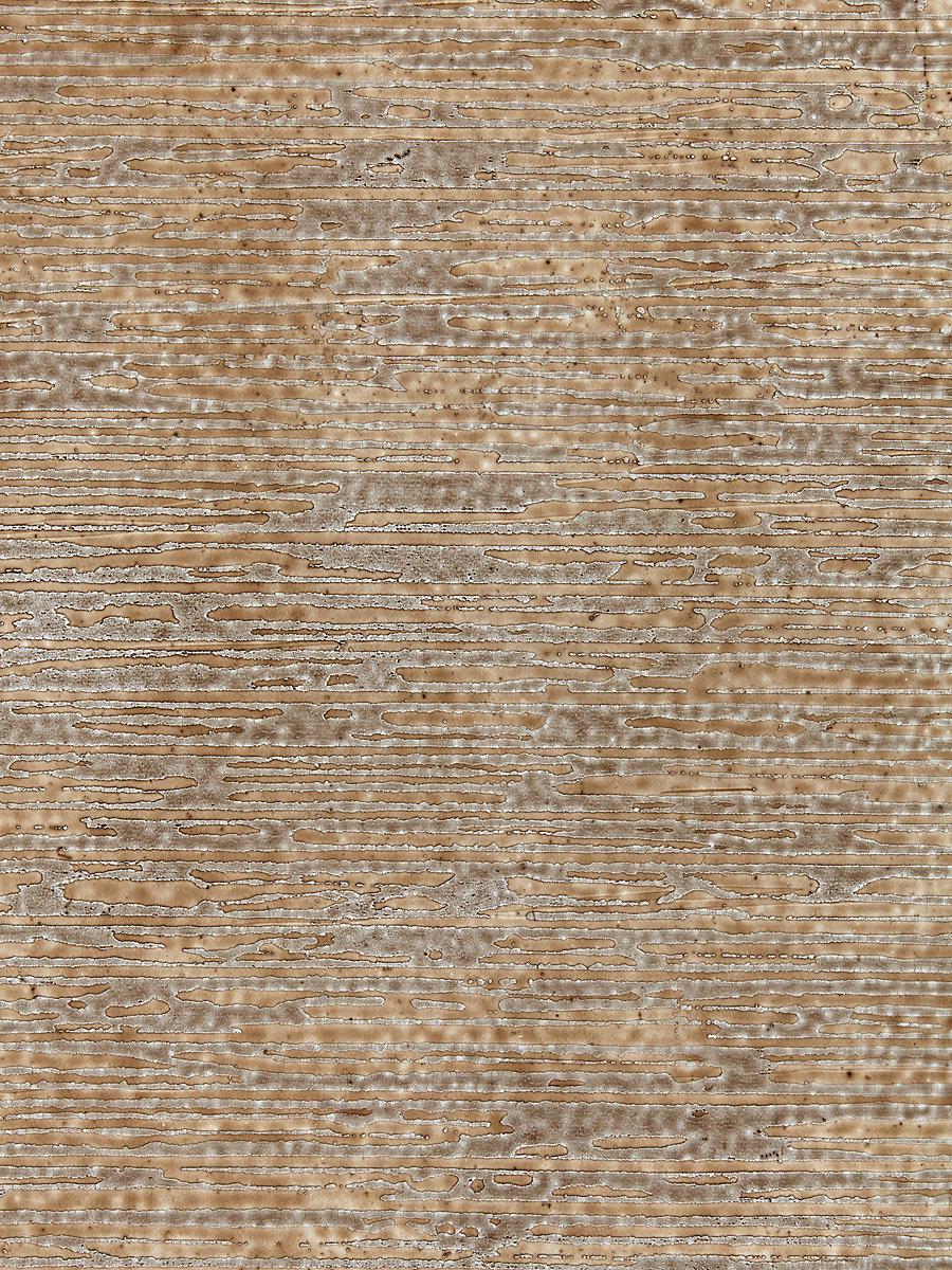 Scalamandre Canyon Taupe & Silver Wallpaper