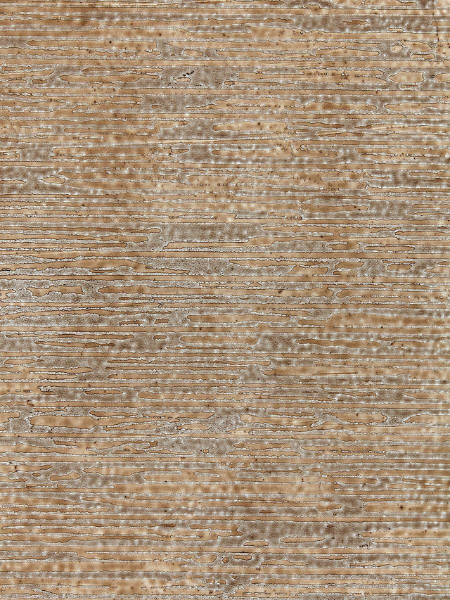 Scalamandre Canyon Taupe & Silver Wallpaper