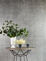 Scalamandre Rainshadow Taupe & Silver Wallpaper