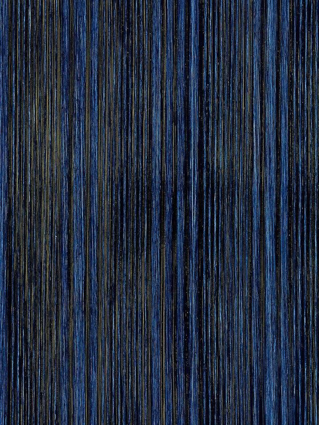 Scalamandre Pacific Stripe Indigo Wallpaper