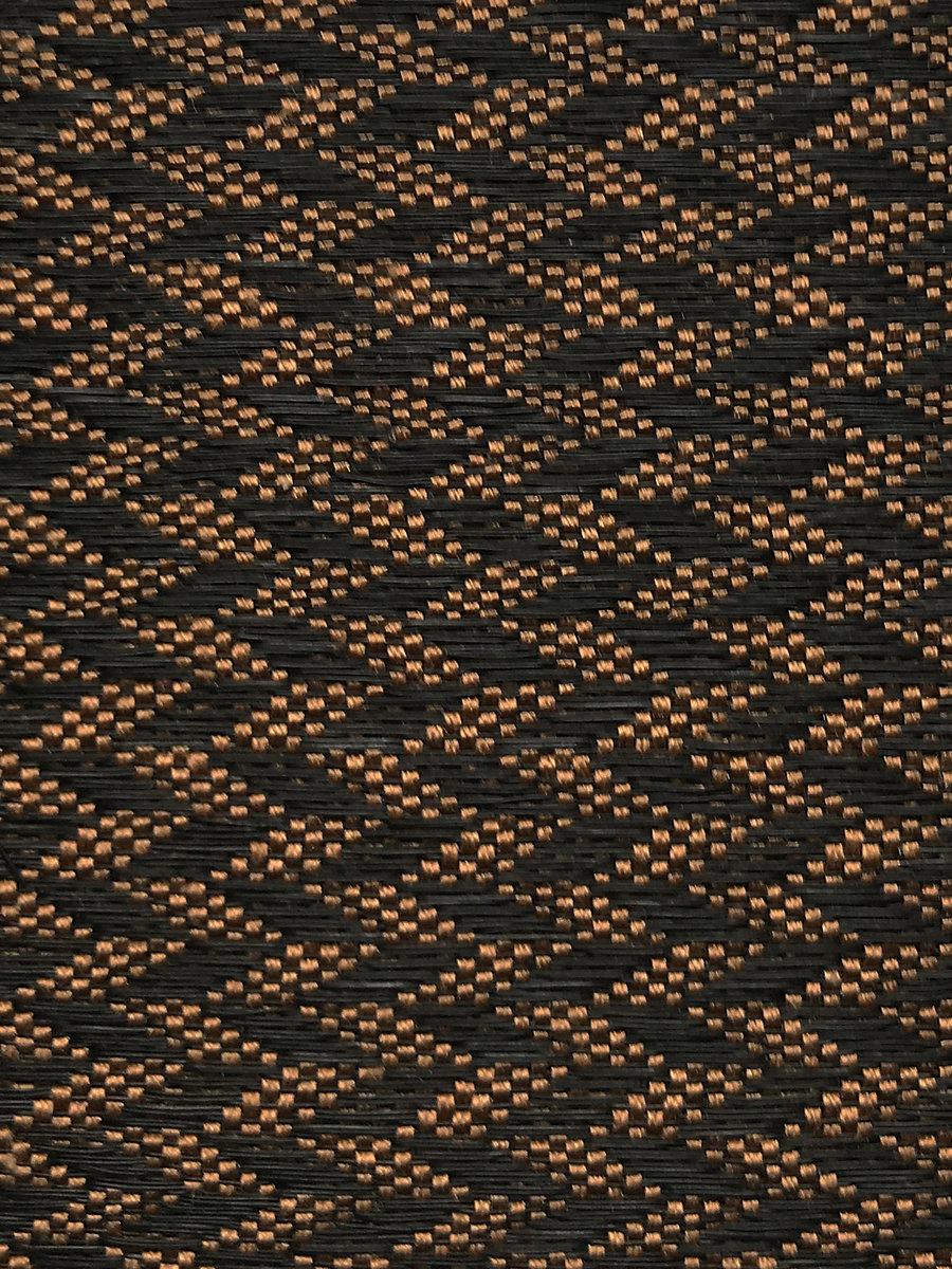 Scalamandre Milzig | Silk/Horsehair Brown & Black Fabric