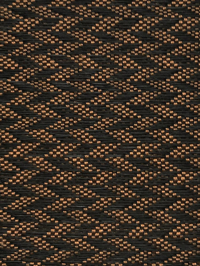 Scalamandre Milzig | Silk/Horsehair Brown & Black Fabric