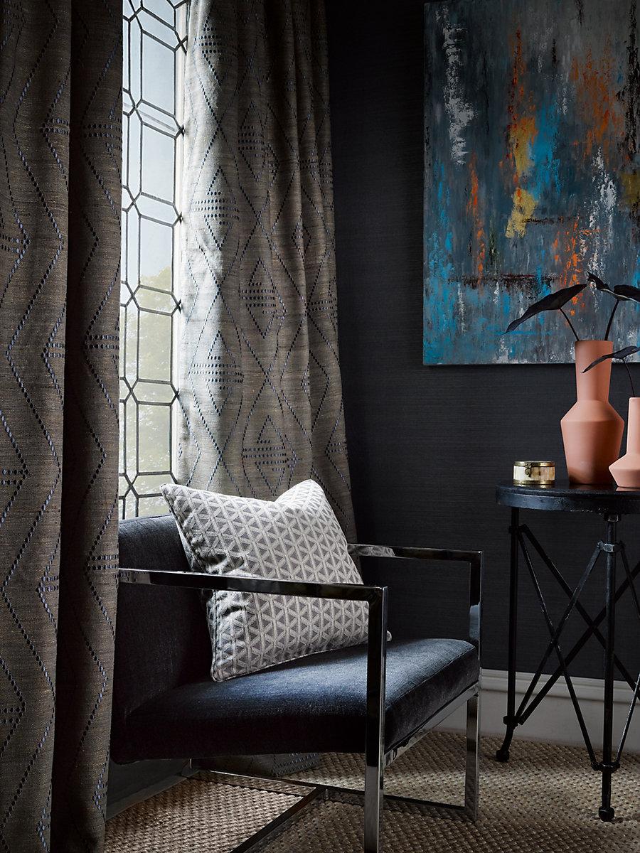 Scalamandre Supreme Velvet Ebony Fabric