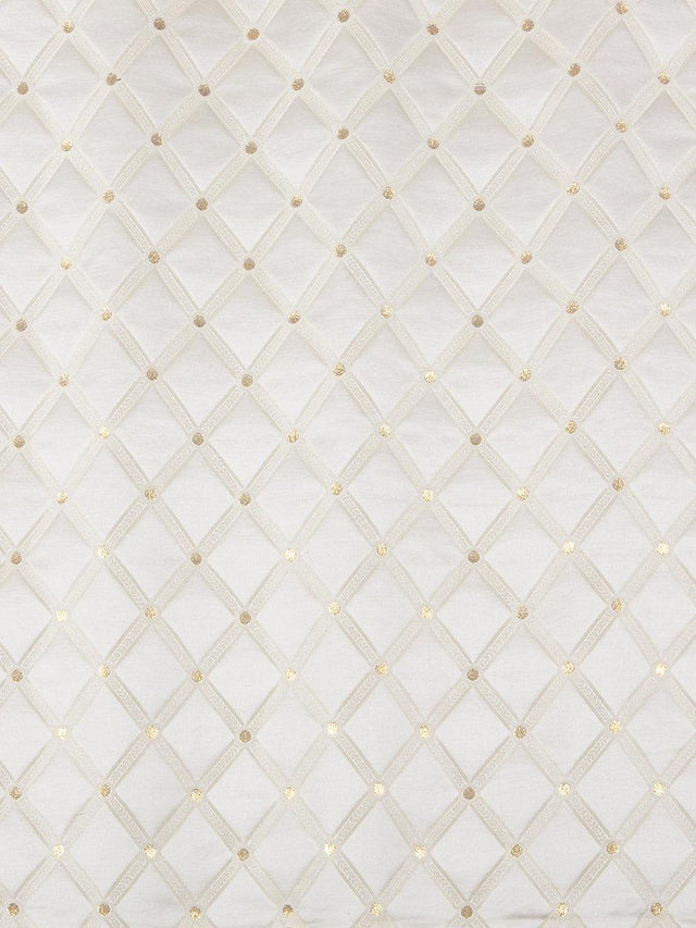 Scalamandre Reale Diamond Silk Cream Fabric