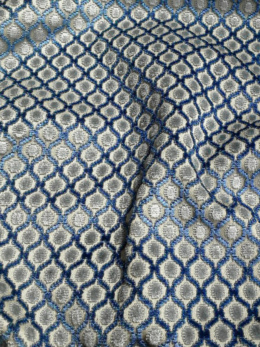 Scalamandre So Padova Bleu Blue Fabric