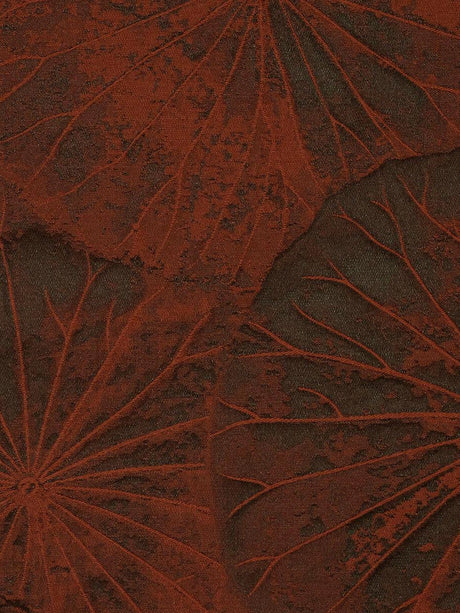 Scalamandre Lotus Burnt Orange Fabric