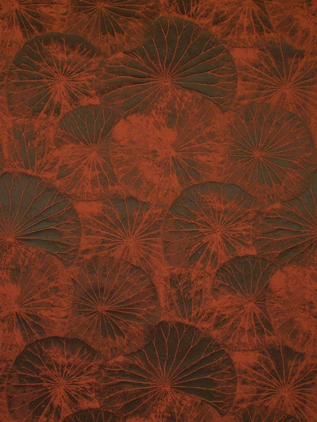 Scalamandre Lotus Burnt Orange Fabric