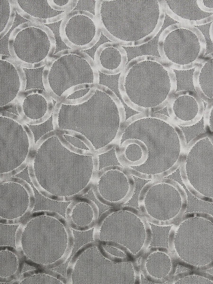 Scalamandre Velluto Cerchio Silver Fabric