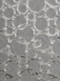 Scalamandre Velluto Cerchio Silver Fabric