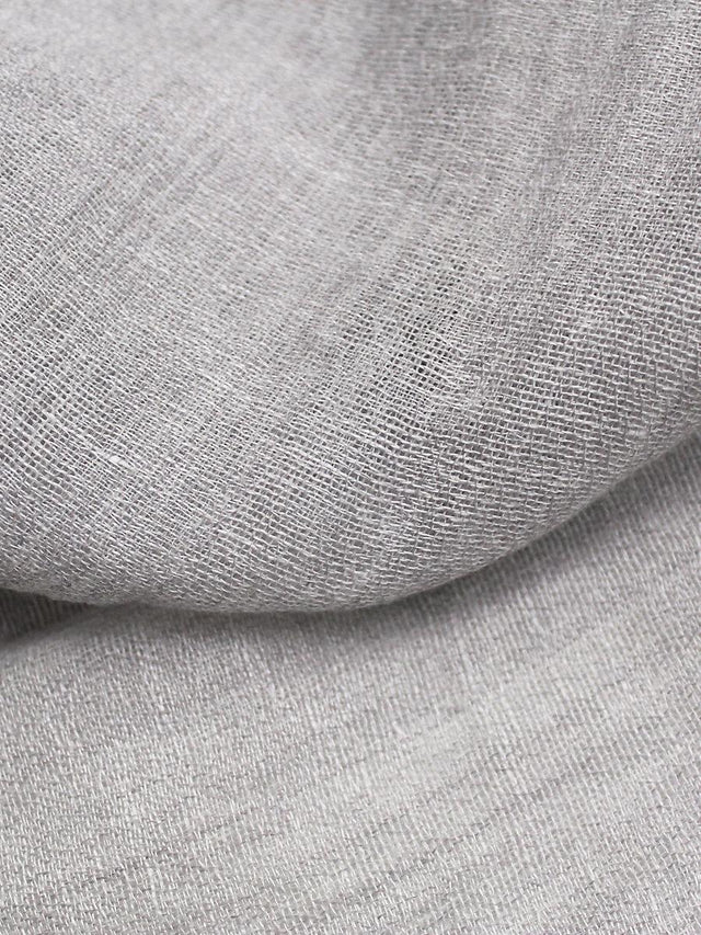 Scalamandre New Zealand Linen Silver Fabric