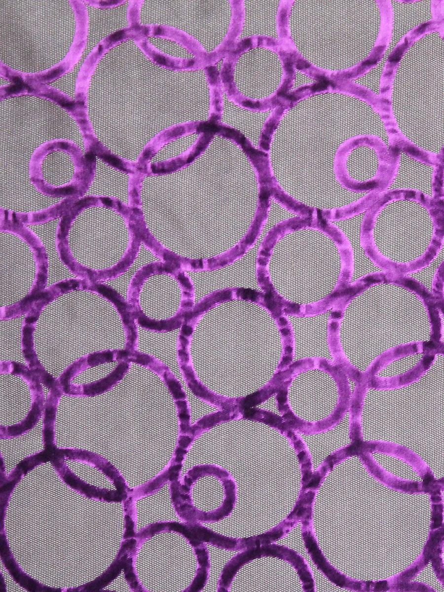 Scalamandre Velluto Cerchio Violet Fabric