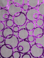 Scalamandre Velluto Cerchio Violet Fabric