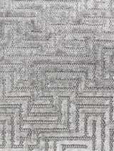 Scalamandre Velluto Labirinto Silver Fabric