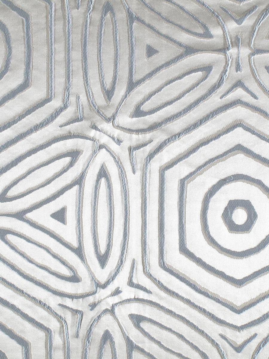 Scalamandre Trinita Dei Monti Geo Light Blue Fabric