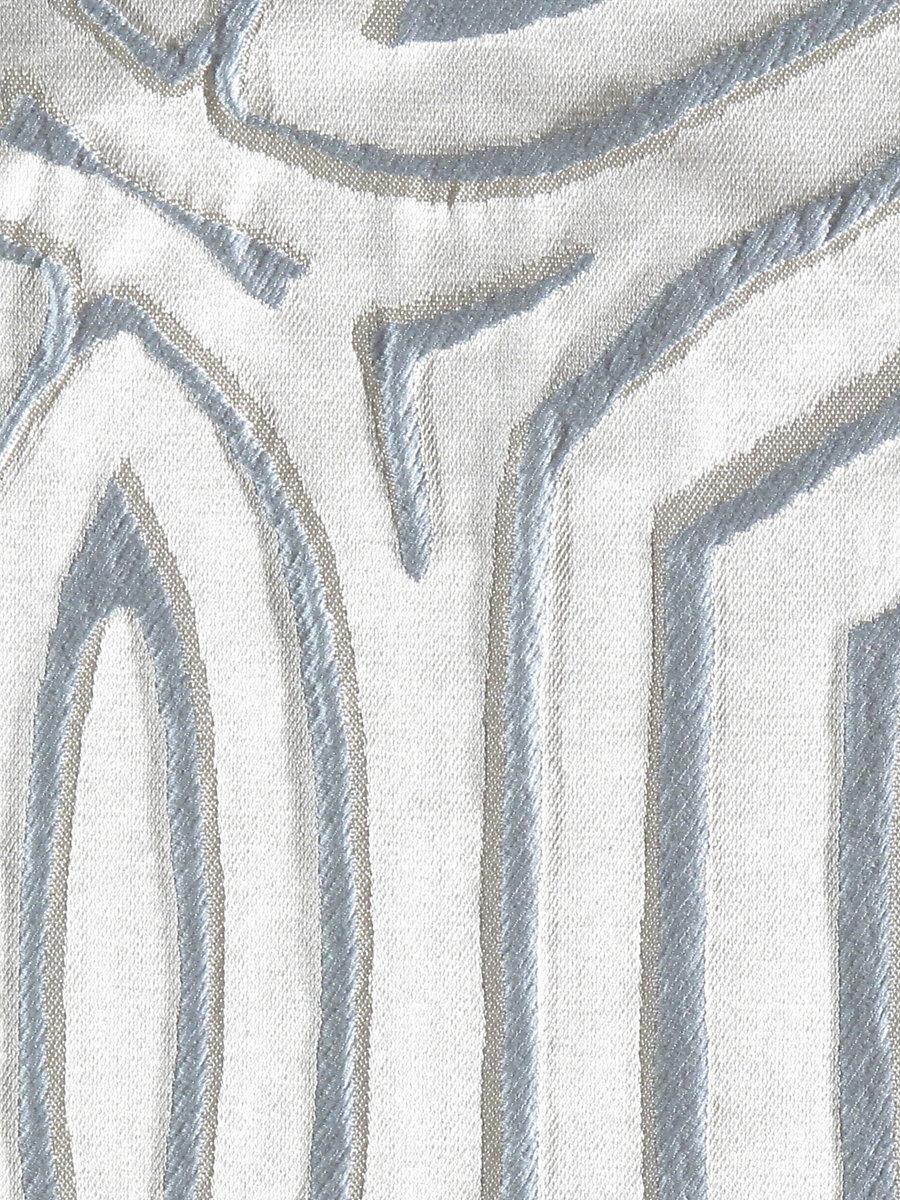 Scalamandre Trinita Dei Monti Geo Light Blue Fabric
