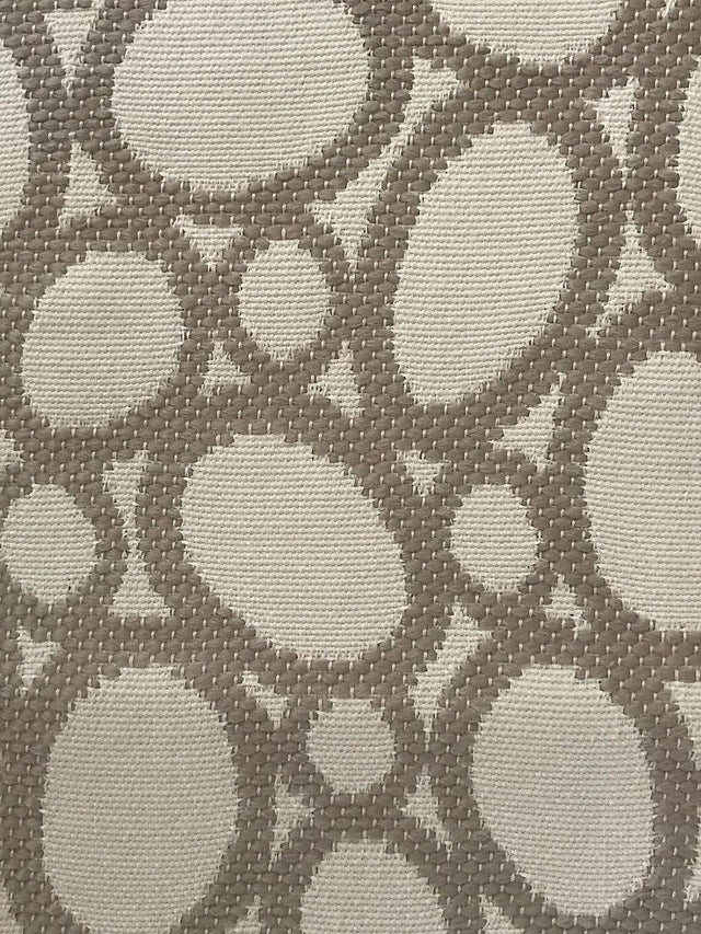 Scalamandre Madagascar Ovals Fr Taupe Fabric