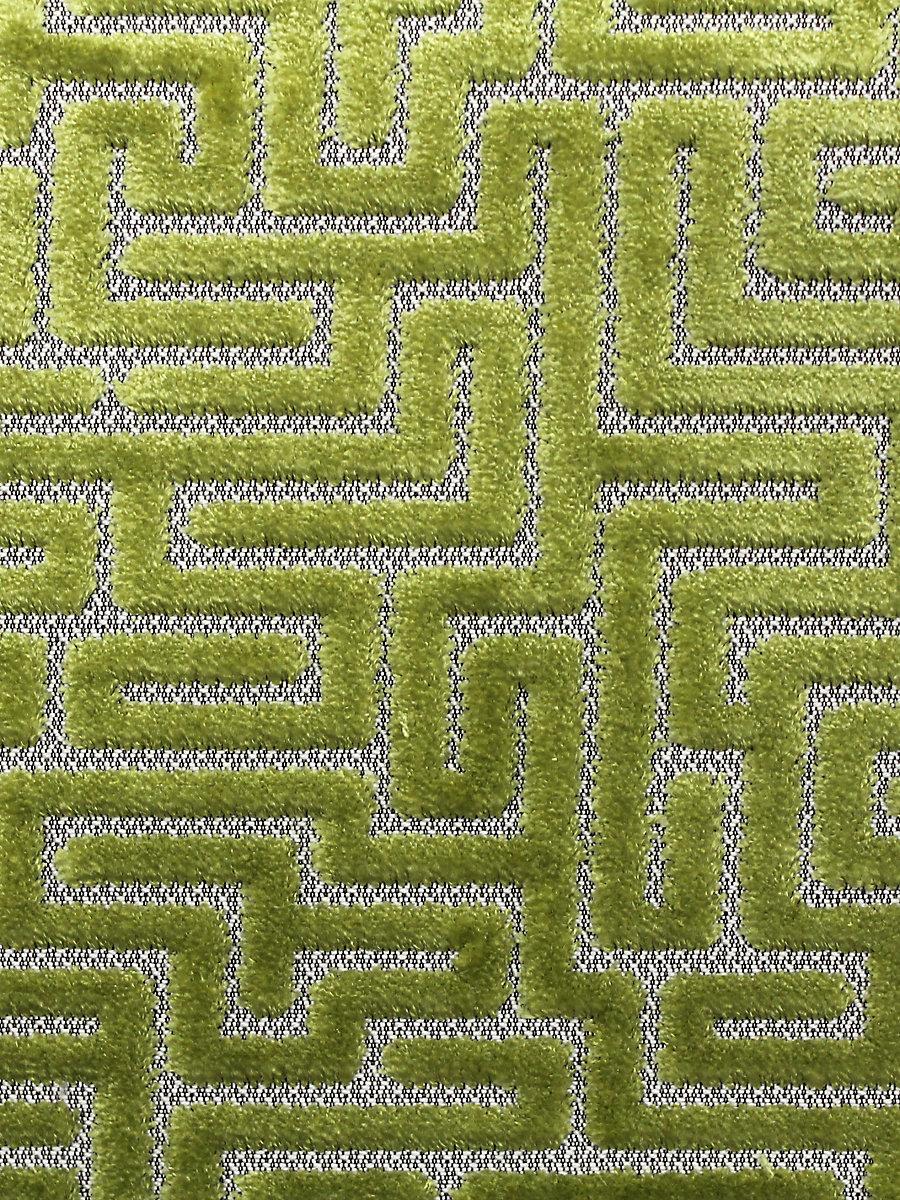 Scalamandre Velluto Labirinto Citron Fabric