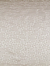 Scalamandre Piazza Navona Labryinth Almond Fabric