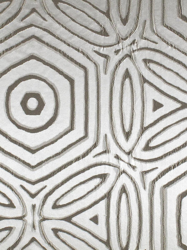 Scalamandre Trinita Dei Monti Geo Taupe Fabric