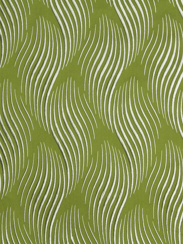Scalamandre Via Della Spiga Lime Fabric