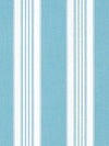 Old World Weavers Poker Wide Stripe Aqua Drapery Fabric