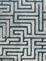 Scalamandre Velluto Labirinto Teal Fabric