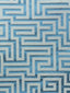Scalamandre Corso Venezia Teal Fabric