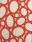 Scalamandre Madagascar Ovals Fr Tangerine Fabric
