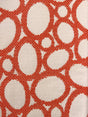 Scalamandre Madagascar Ovals Fr Tangerine Fabric